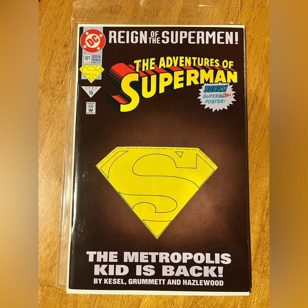 1993 superman comic book